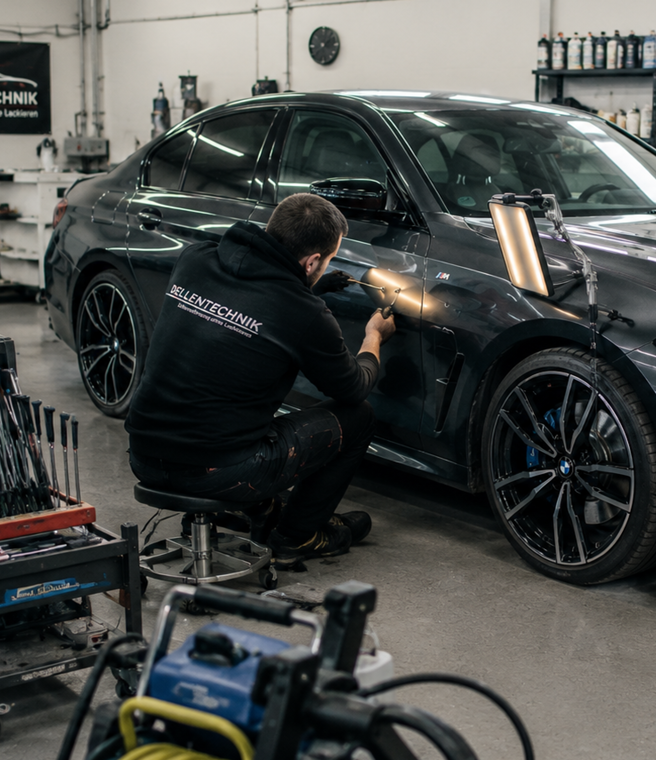 Hagelschaden Reparatur durch Dellentechniker